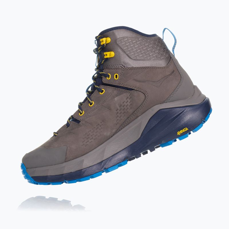 Scarpe da trekking da uomo HOKA Sky Kaha grigio antracite/blu 3