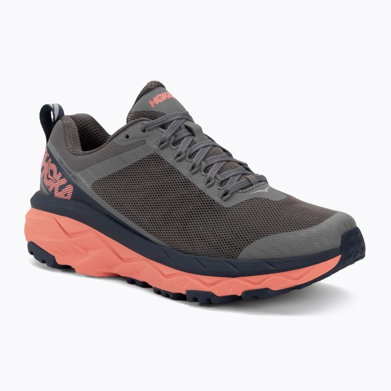 Scarpe da corsa da donna HOKA Challenger ATR 5 grigio antracite/corallo di fusione