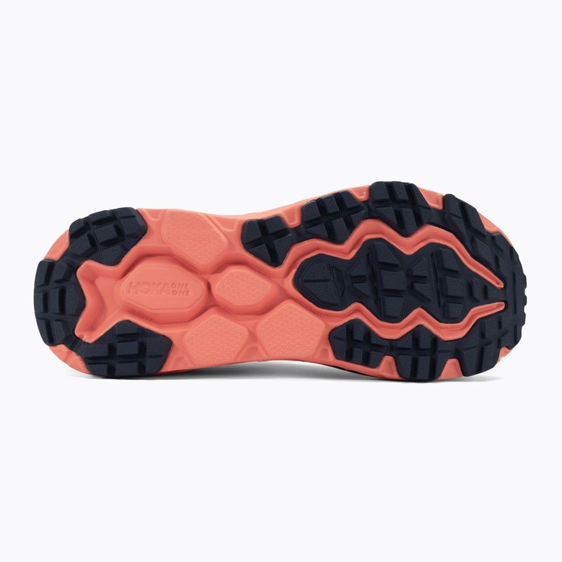 Scarpe da corsa da donna HOKA Challenger ATR 5 grigio antracite/corallo di fusione 5