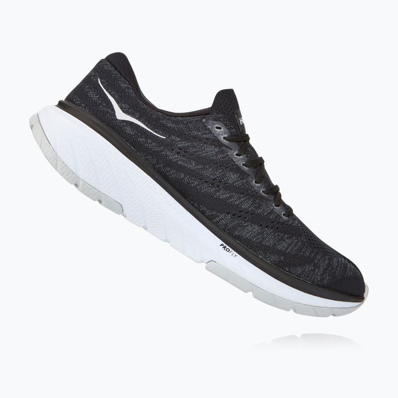 Scarpe da corsa da uomo HOKA Cavu 3 nero/bianco 2