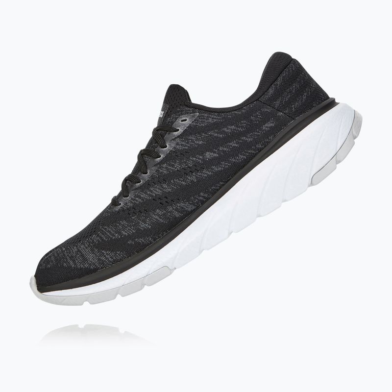 Scarpe da corsa da uomo HOKA Cavu 3 nero/bianco 4