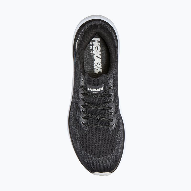 Scarpe da corsa da uomo HOKA Cavu 3 nero/bianco 6
