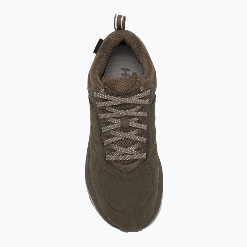 Scarpe da corsa da donna HOKA Challenger Low GTX major marrone/ecopelle 5