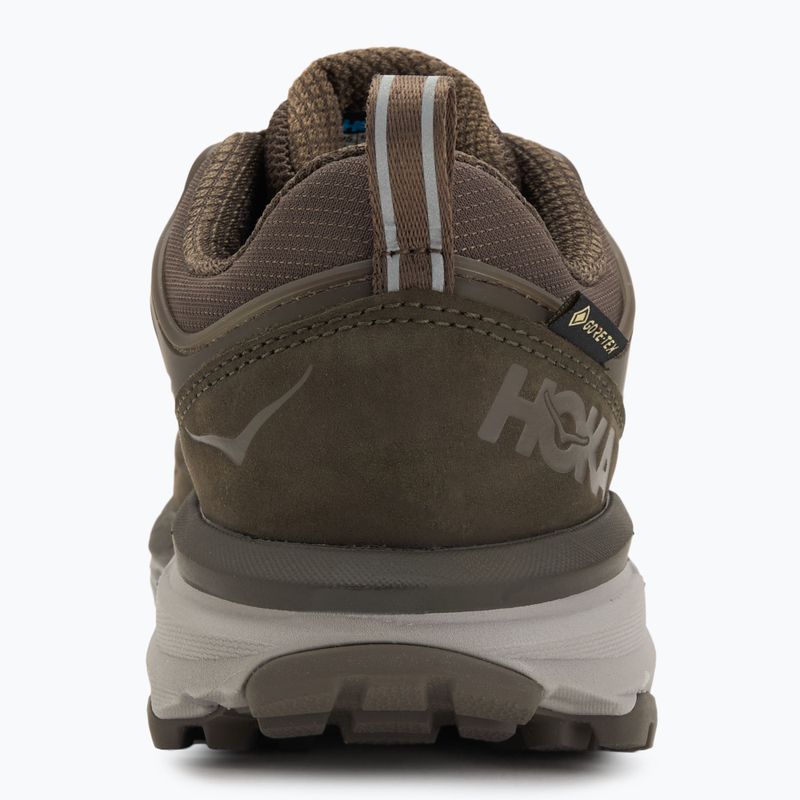 Scarpe da corsa da donna HOKA Challenger Low GTX major marrone/ecopelle 6