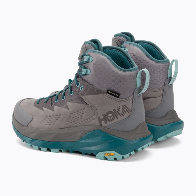 Scarponi da trekking da donna HOKA Kaha GTX grigio brina/acqua foschia 3