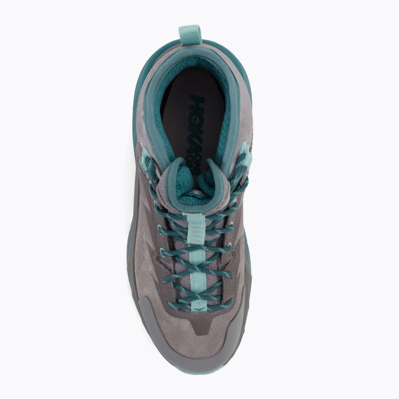 Scarponi da trekking da donna HOKA Kaha GTX grigio brina/acqua foschia 6