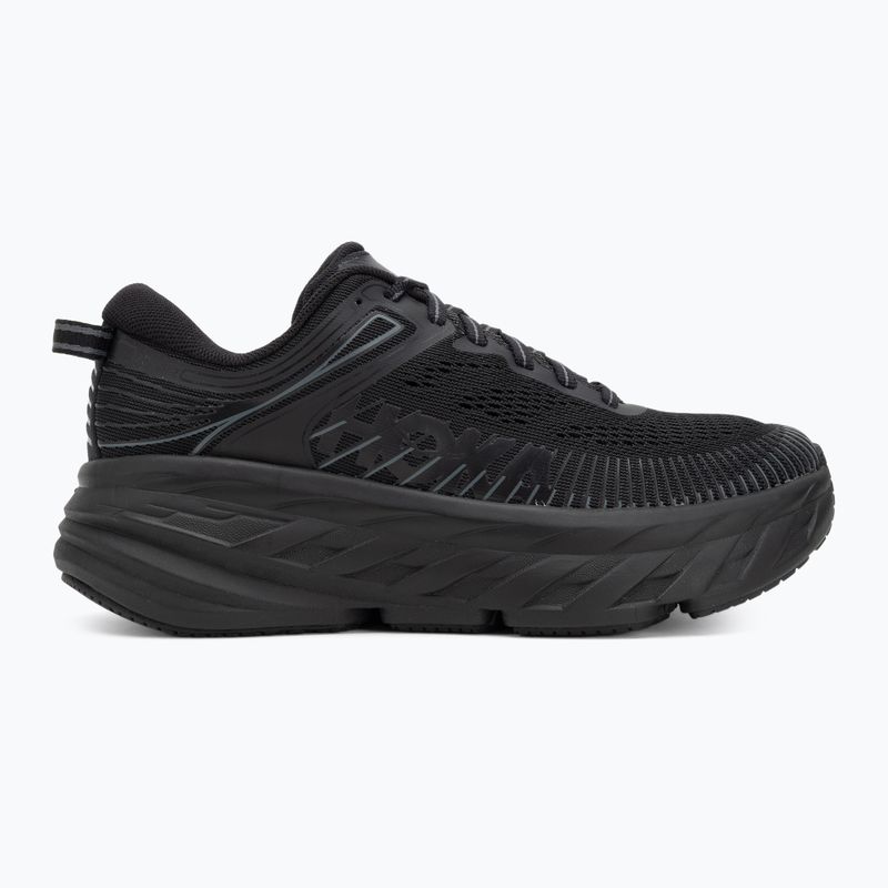 Scarpe da corsa da donna HOKA Bondi 7 nero/nero 2