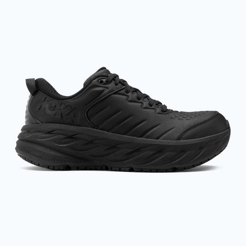 Scarpe da corsa da uomo HOKA Bondi SR nero/nero 2