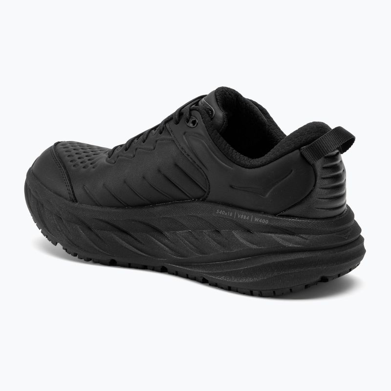 Scarpe da corsa da uomo HOKA Bondi SR nero/nero 3