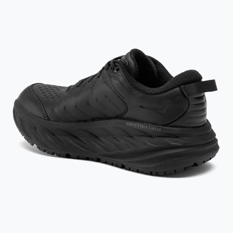 Scarpe da corsa da donna HOKA Bondi SR nero/nero 3