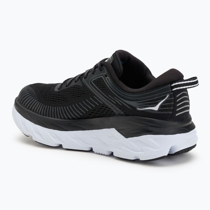 Scarpe da corsa da donna HOKA Bondi 7 nero/bianco 3