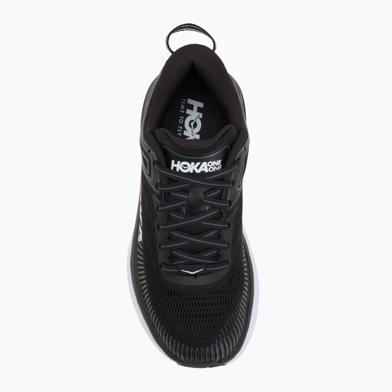 Scarpe da corsa da donna HOKA Bondi 7 nero/bianco 5