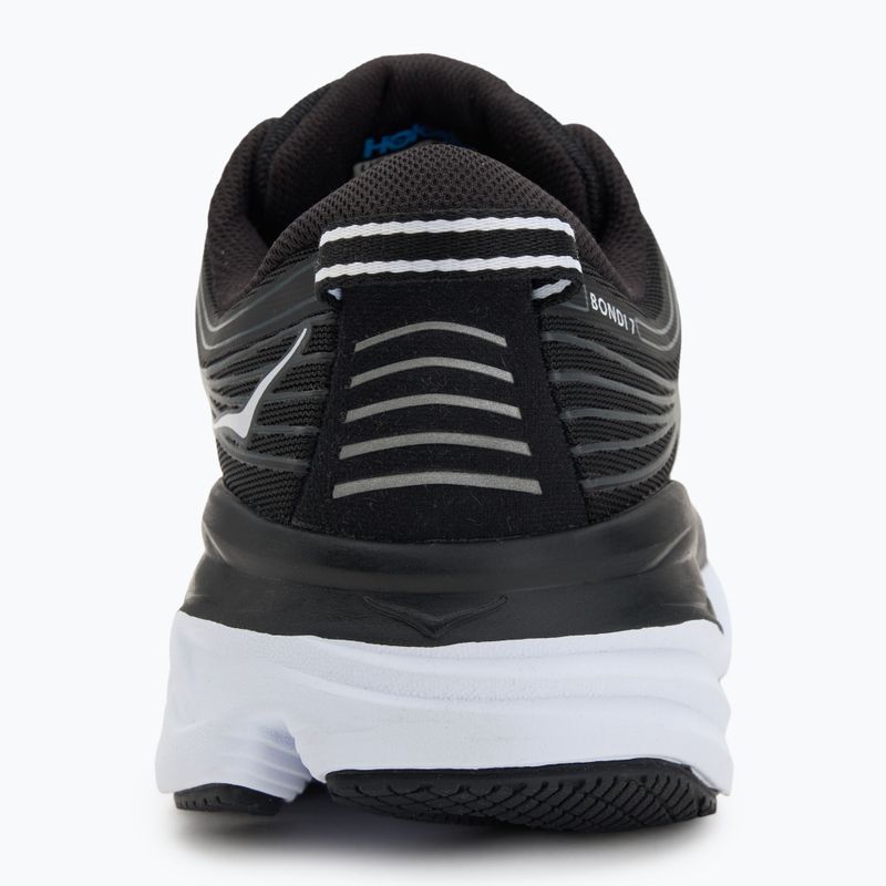 Scarpe da corsa da donna HOKA Bondi 7 nero/bianco 6
