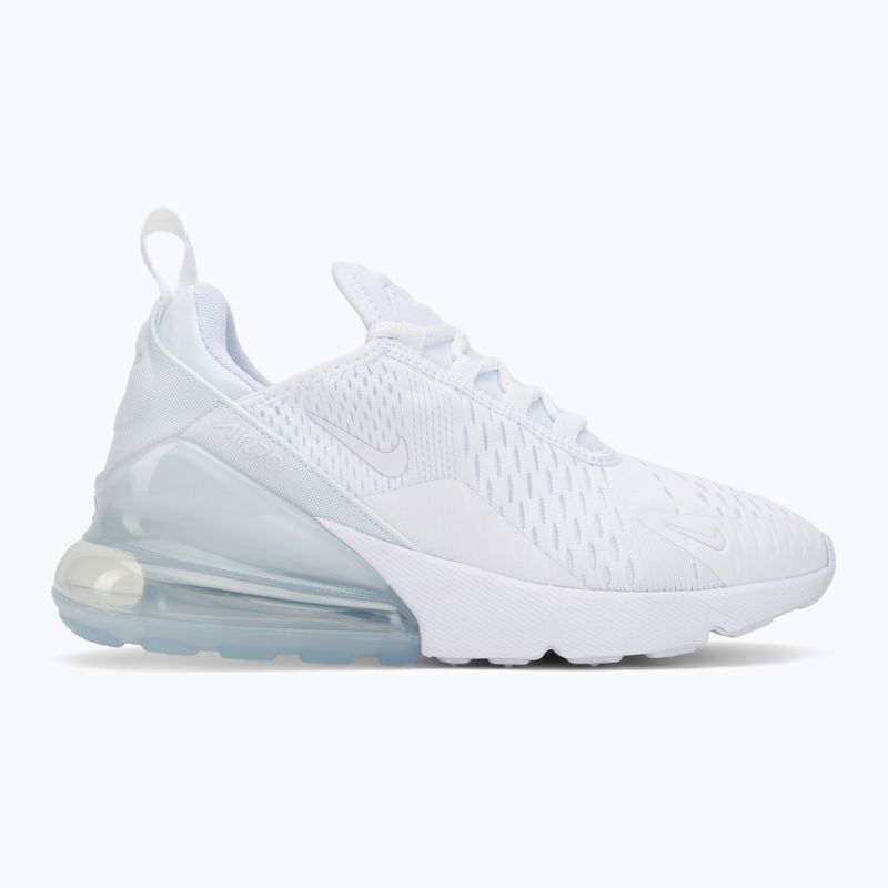 Scarpe per bambini Nike Air Max 270 white/metallic silver/white 2