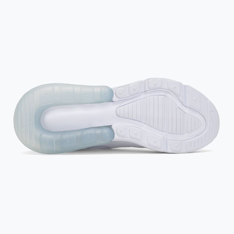 Scarpe per bambini Nike Air Max 270 white/metallic silver/white 4