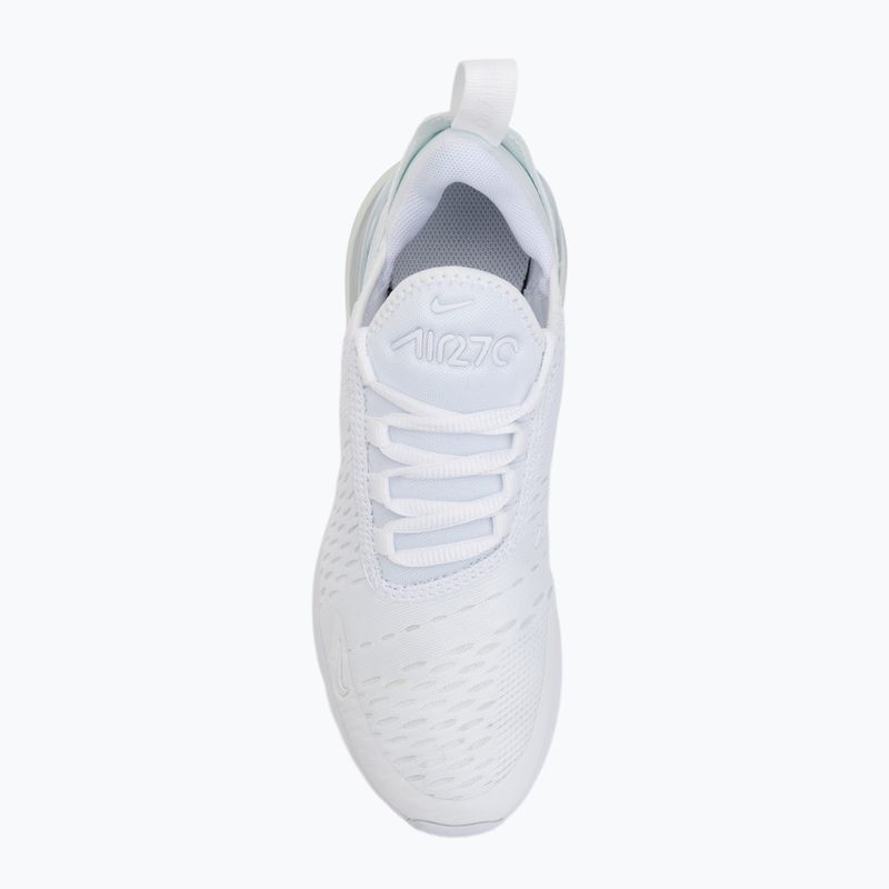 Scarpe per bambini Nike Air Max 270 white/metallic silver/white 5