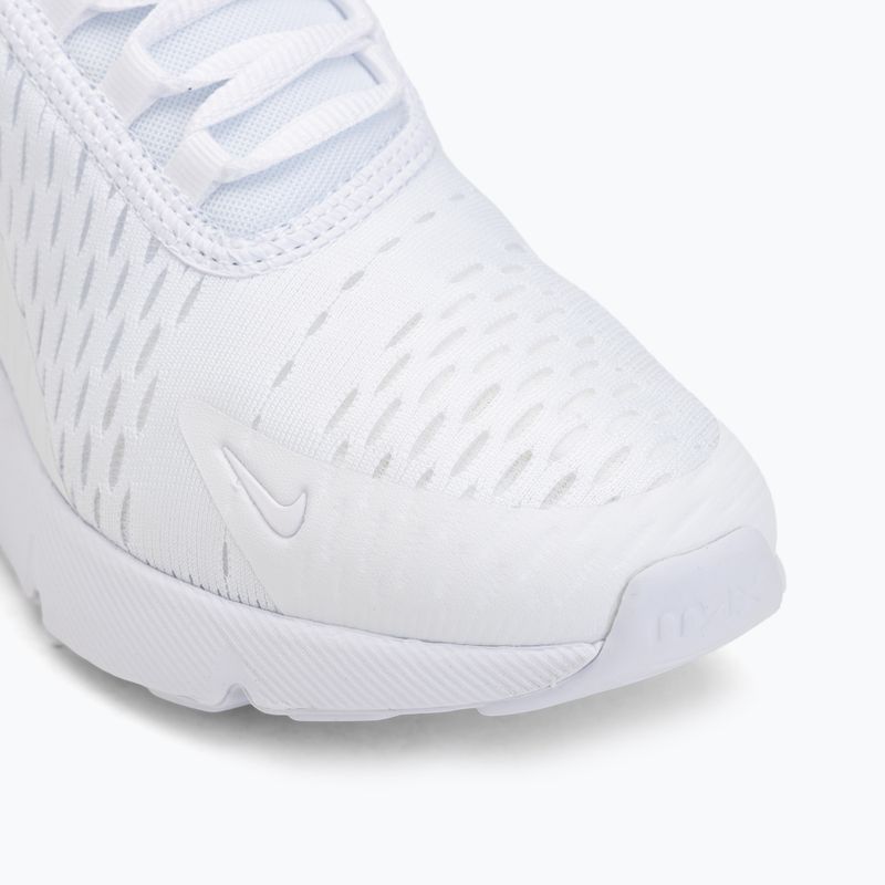 Scarpe per bambini Nike Air Max 270 white/metallic silver/white 7