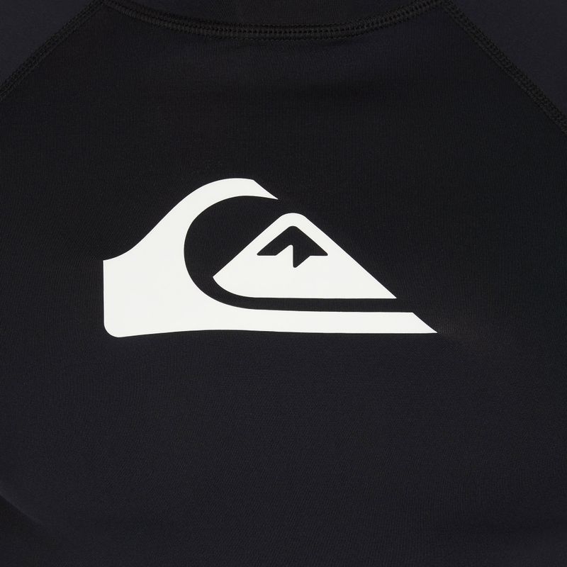 Camicia da bagno Quiksilver da uomo All Time nero 4