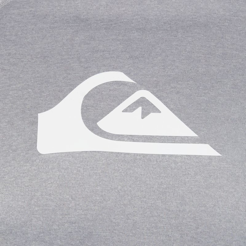 Quiksilver All Time grigio a maniche lunghe da uomo 3