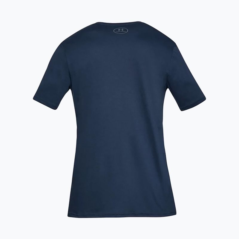 Maglietta Under Armour Sportstyle Logo uomo Academy/bianco 2