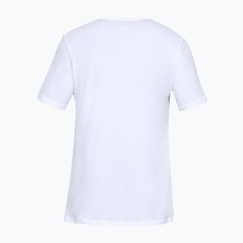 Maglietta Under Armour Sportstyle Logo uomo bianco/nero 4