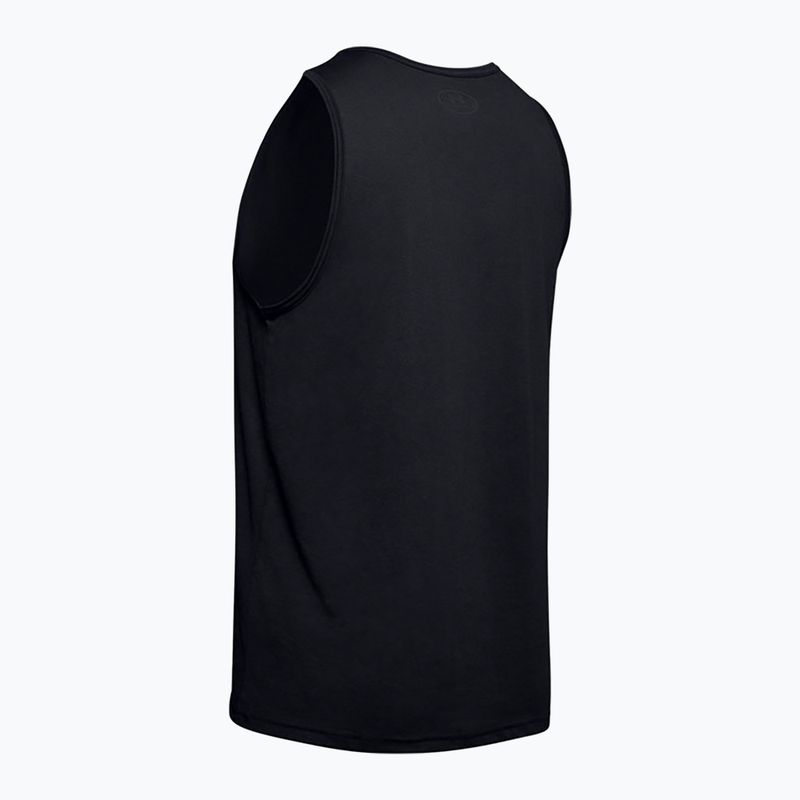 Canotta da allenamento Under Armour Sportstyle Logo Uomo nero/nero/nero 2