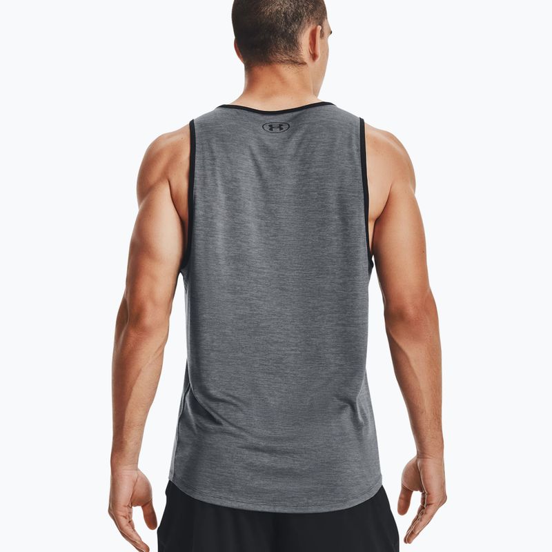 Under Armour Tech 2.0 canotta da allenamento da uomo grigio pece/nero 2