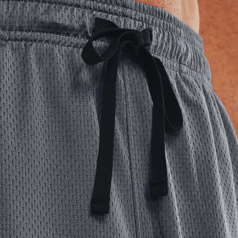 Pantaloncini da uomo Under Armour Tech Mesh grigio/nero 4