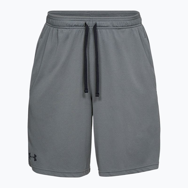 Pantaloncini da uomo Under Armour Tech Mesh grigio/nero 5