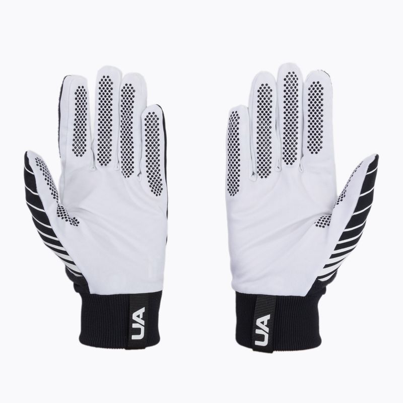 Guanti da calcio Under Armour Field Player'S 2.0 da uomo nero/bianco/bianco 2