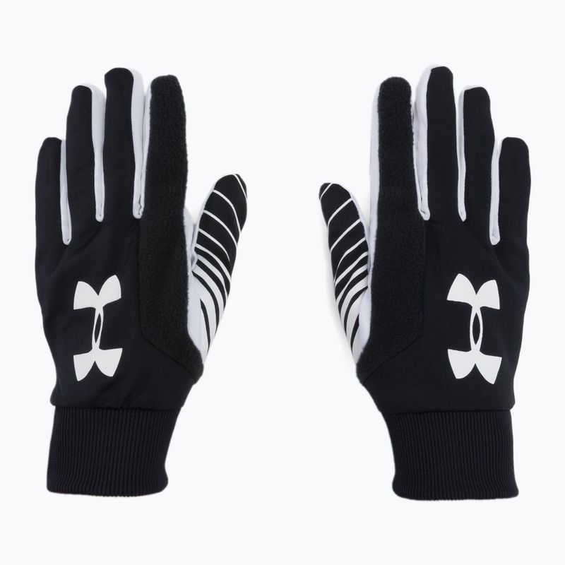 Guanti da calcio Under Armour Field Player'S 2.0 da uomo nero/bianco/bianco 3