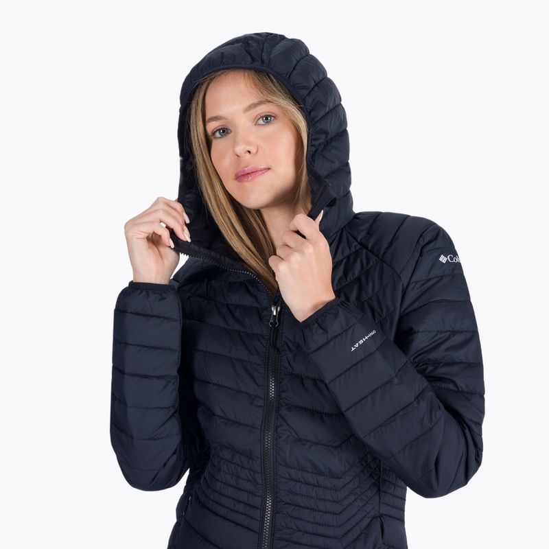 Piumino Columbia Powder Lite Mid nero da donna 6