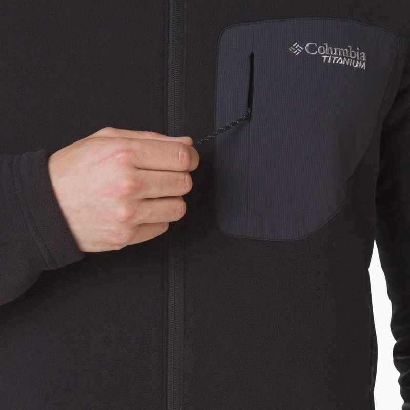Columbia Titan Pass 2.0 II felpa da trekking uomo nero 4