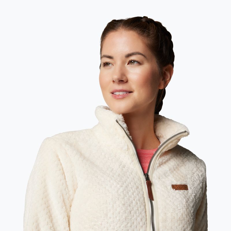 Felpa da donna Columbia Fire Side II Sherpa Full Zip chalk 5