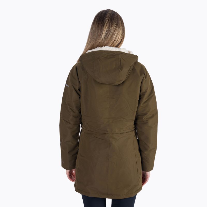 Columbia giacca invernale donna South Canyon Sherpa Foderato verde oliva 3