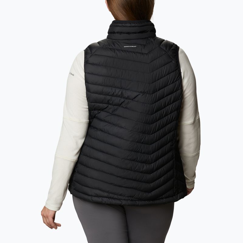 Columbia Powder Lite donna senza maniche nero 3