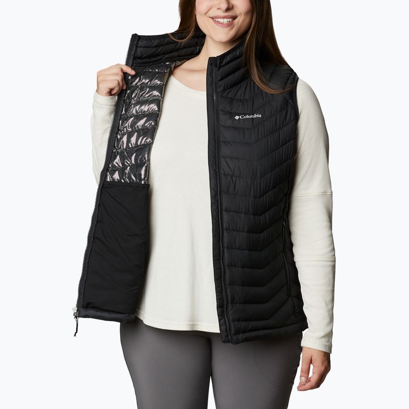 Columbia Powder Lite donna senza maniche nero 4