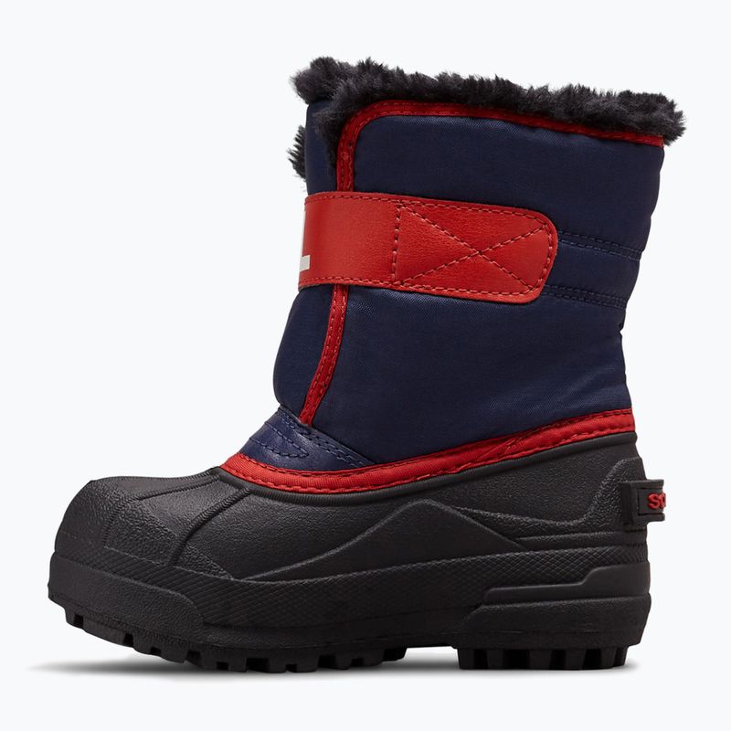 Sorel Snow Commander junior stivali da neve notturno/rosso vela 8