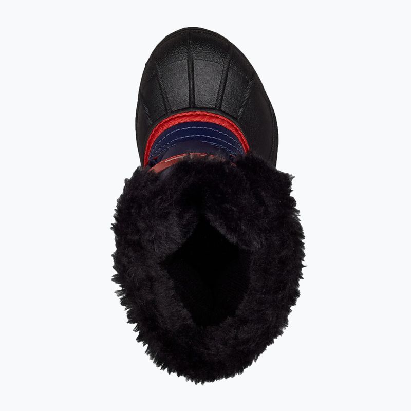 Sorel Snow Commander junior stivali da neve notturno/rosso vela 10