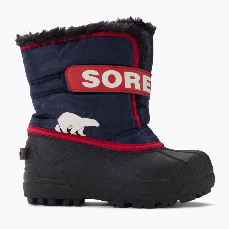 Sorel Snow Commander junior stivali da neve notturno/rosso vela 2