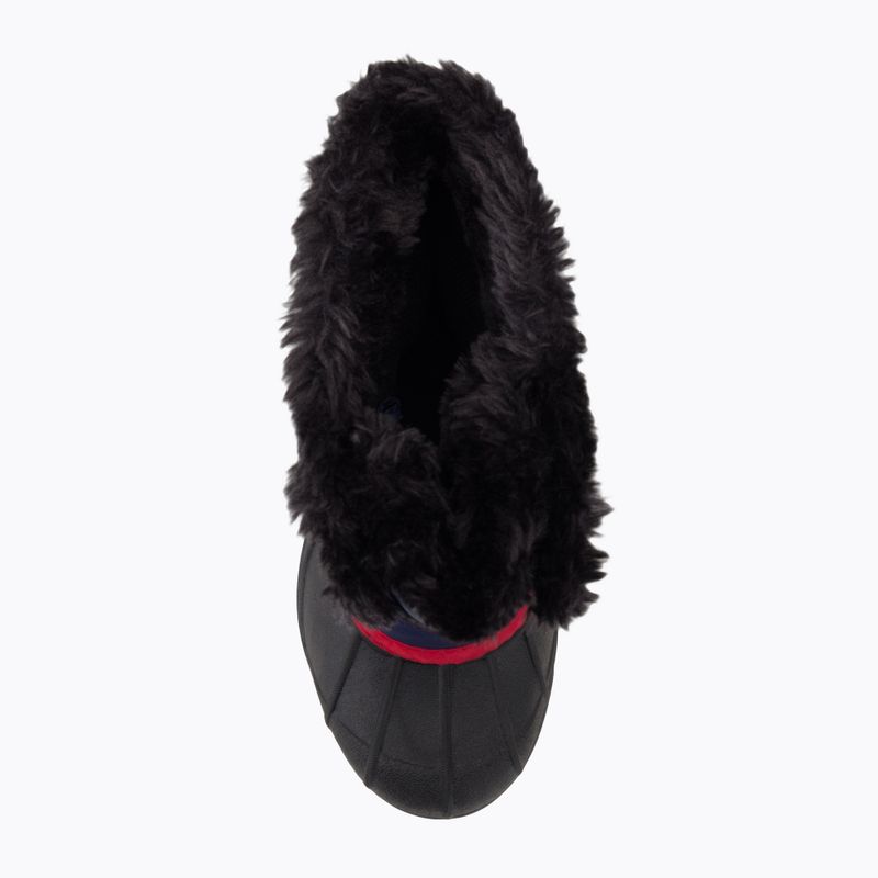 Sorel Snow Commander junior stivali da neve notturno/rosso vela 6