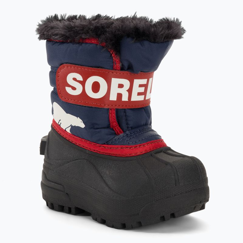 Sorel Snow Commander, stivali da neve per bambini, colore notturno/rosso vela