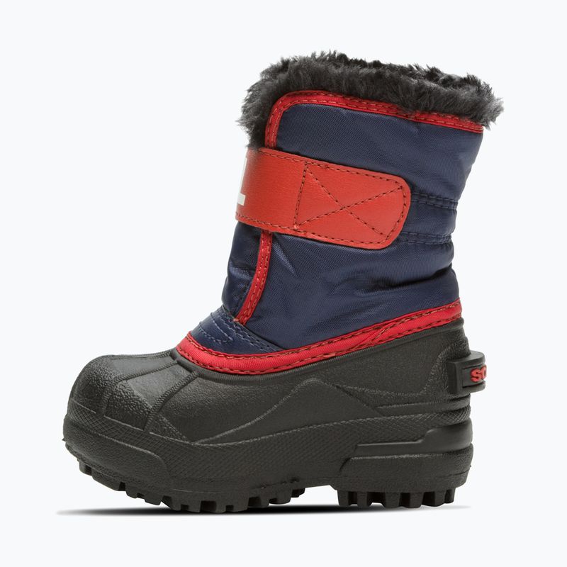 Sorel Snow Commander, stivali da neve per bambini, colore notturno/rosso vela 8