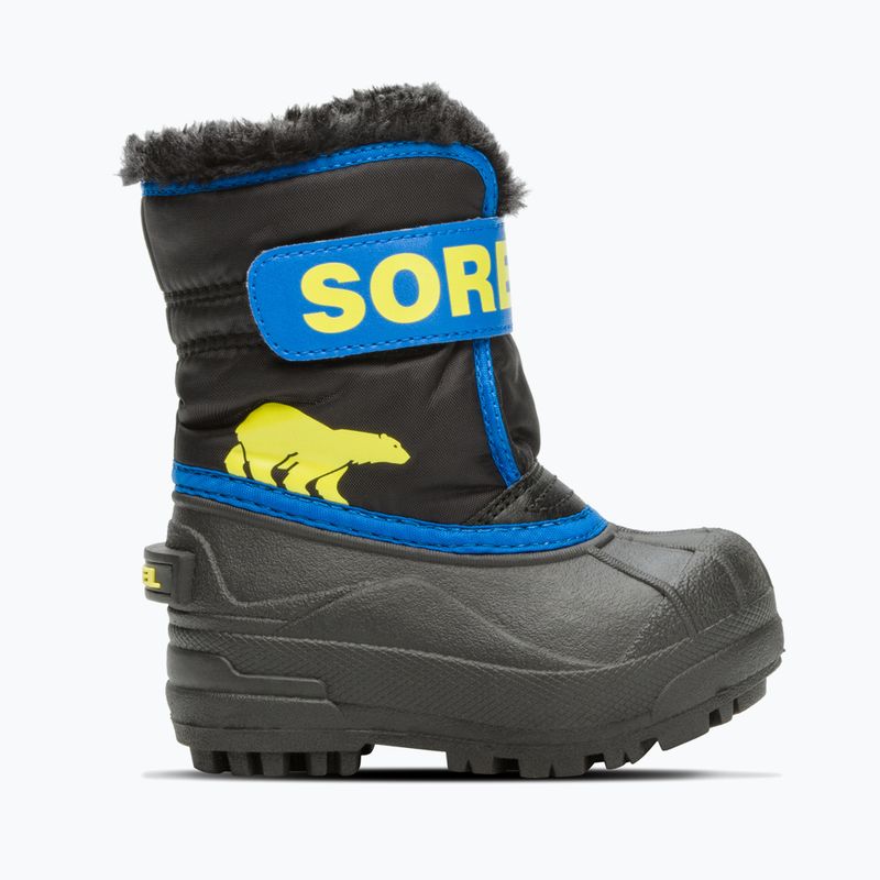 Sorel Snow Commander, stivali da neve per bambini, nero/super blu 7