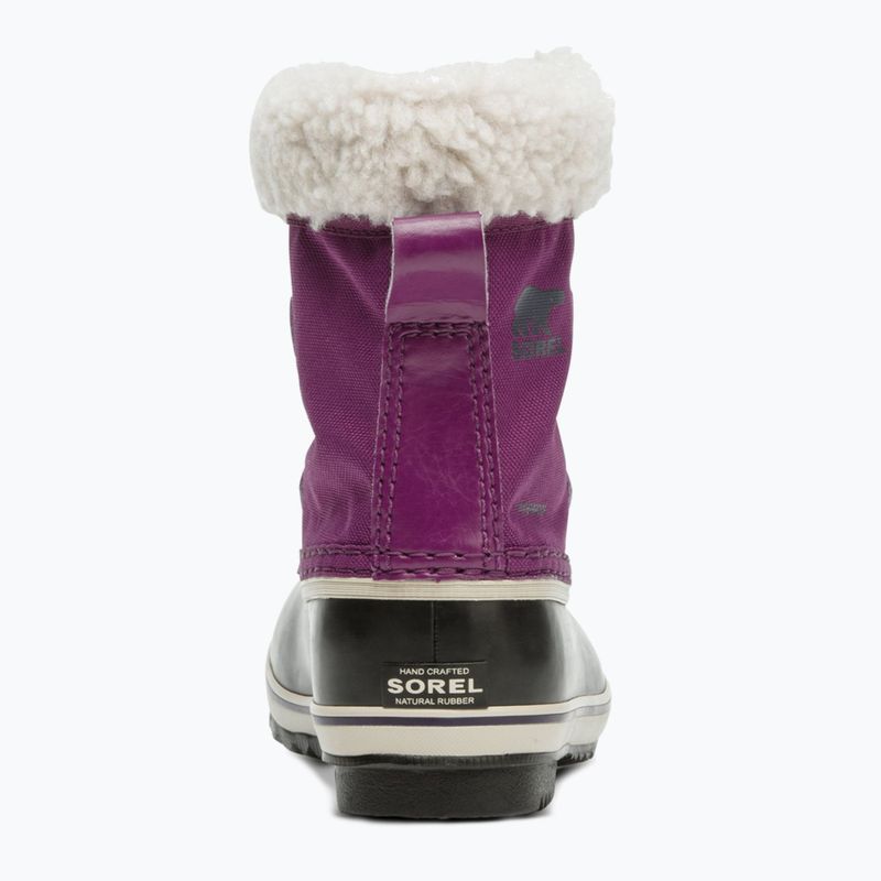 Sorel Yoot Pac Nylon Wp, iris selvatico/prugna scuro, stivali da neve per bambini 3