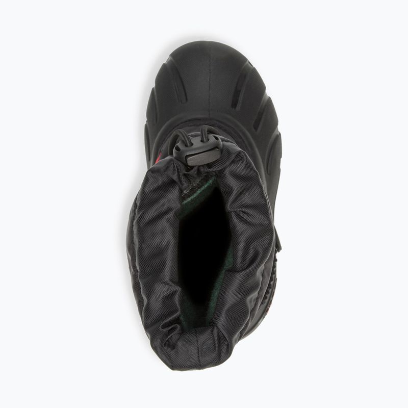 Sorel Flurry Dtv, stivali da neve per bambini, nero/rosso brillante 11