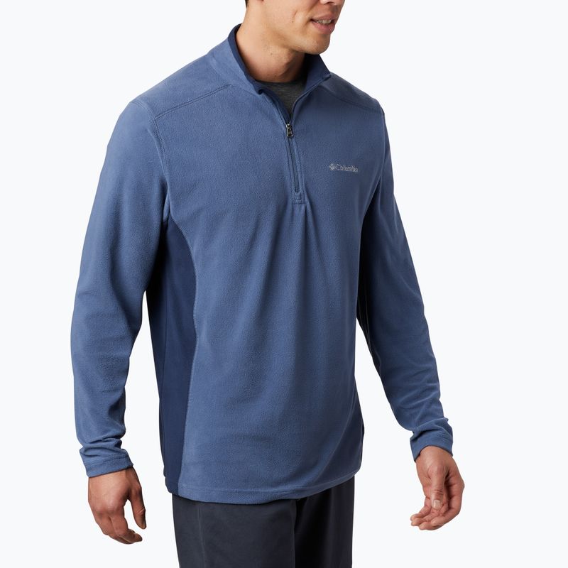 Felpa in pile Columbia Klamath Range II HZ dark mountain / collegiate navy da uomo 3