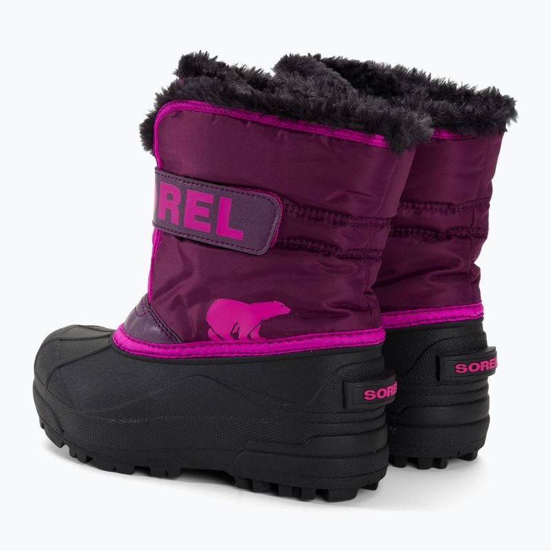 Sorel Snow Commander junior stivali da neve viola dalia/rosa 3
