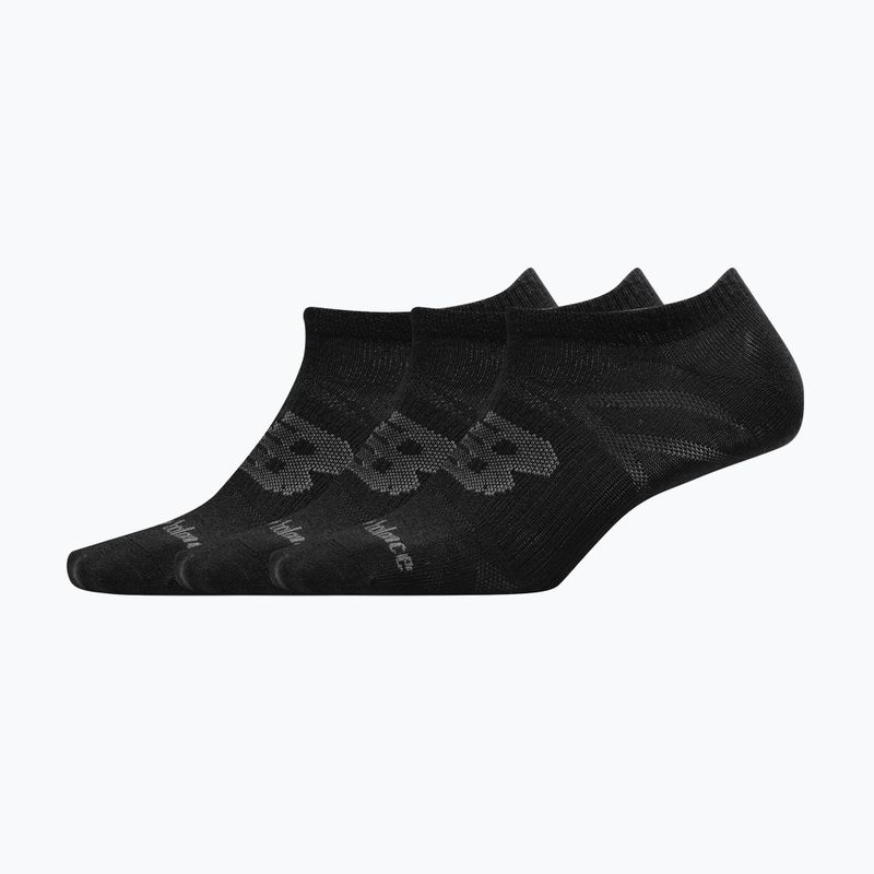 Calze New Balance Flat Knit No Show 3 paia nere