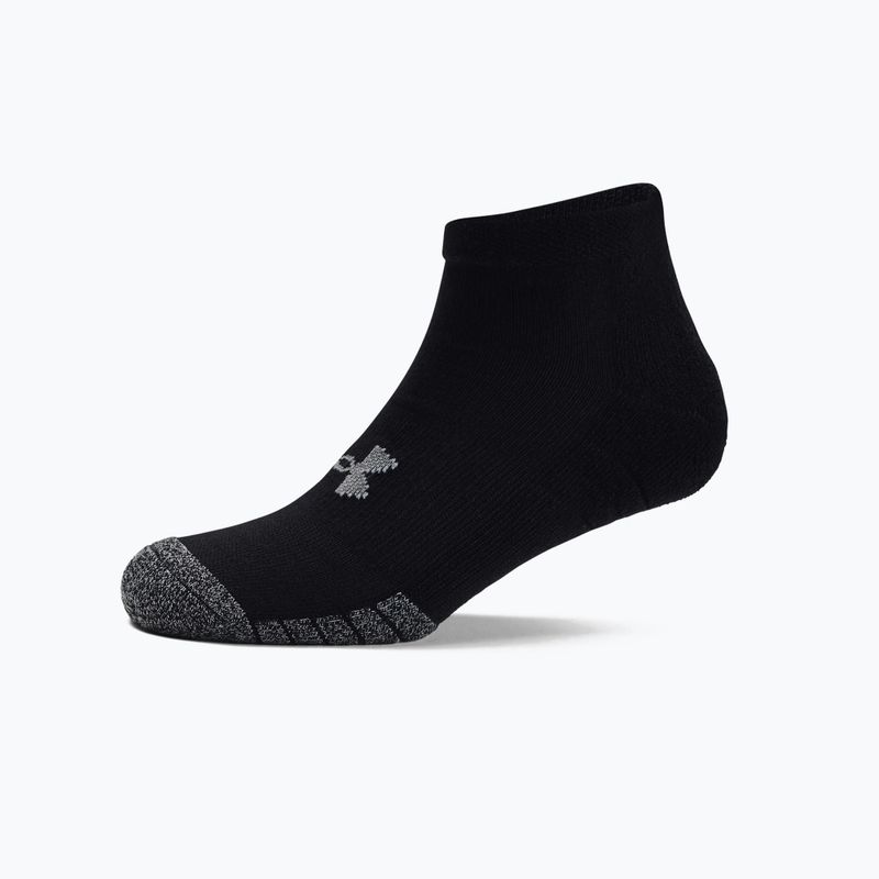 Calze Under Armour Heatgear Low Cut 3 paia nero/nero/acciaio 6